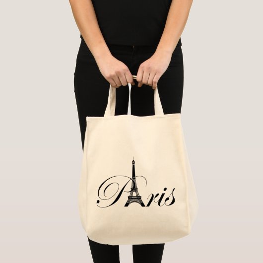 Parijs- en Eiffeltoren Tote Bag (Voorkant (product))