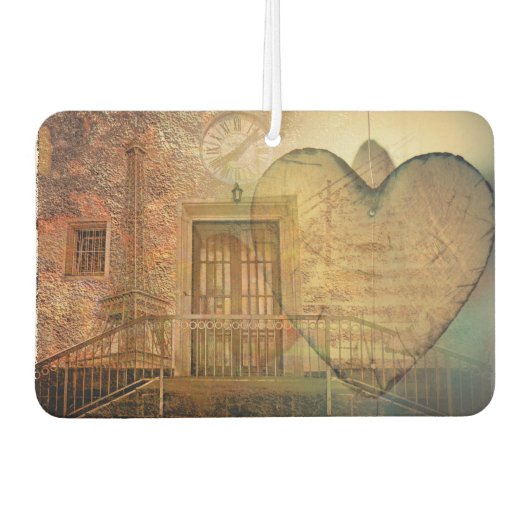 Parijs en Hart Collage Luchtverfrisser (Voorkant)