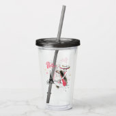Parijs en koffie acryl drinkbeker (Achterkant)