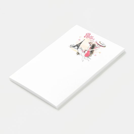Parijs en koffie post-it® notes (Schuin)