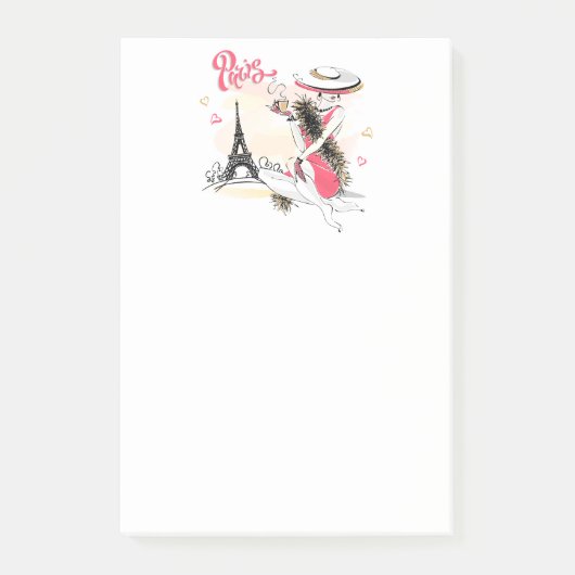 Parijs en koffie post-it® notes (Voorkant)