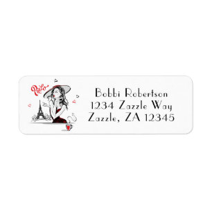 Parijs en koffie, rood label