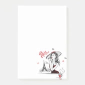 Parijs en koffie, rood post-it® notes (Voorkant)