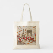 PARIJS en Parijse Leven Tote Bag (Achterkant)