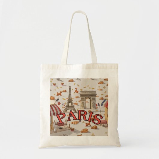 PARIJS en Parijse Leven Tote Bag (Voorkant)