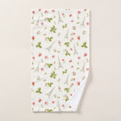 Parijs en Rozen Bad Handdoek (Handdoek)