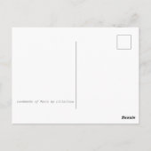 Parijs en zijn mijlpalen briefkaart (Achterkant)