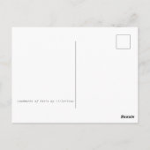 Parijs en zijn mijlpalen briefkaart (Achterkant)