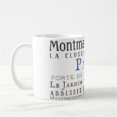 Parijs en zijn mijlpalen koffiemok (Links)