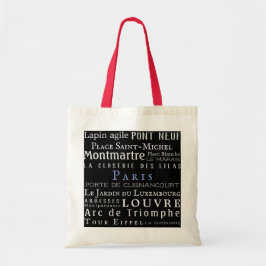 Parijs en zijn mijlpalen tote bag