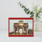  Parijs, Etoile, Arc de Triumphe Briefkaart (Staand voorkant)