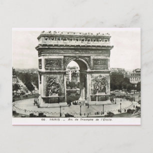  Parijs, Etoile, Arc de Triumphe Briefkaart