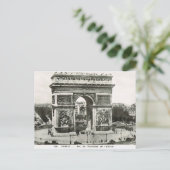 Parijs, Etoile, Arc de Triumphe Briefkaart (Staand voorkant)