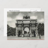  Parijs, Etoile, Arc de Triumphe Briefkaart (Voorkant / Achterkant)