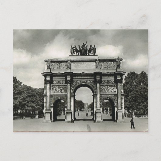  Parijs, Etoile, Arc de Triumphe Briefkaart (Voorkant)