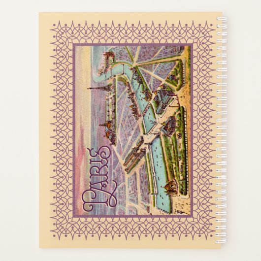 Parijs Expo 1900 Kalender Planner (Achterkant)
