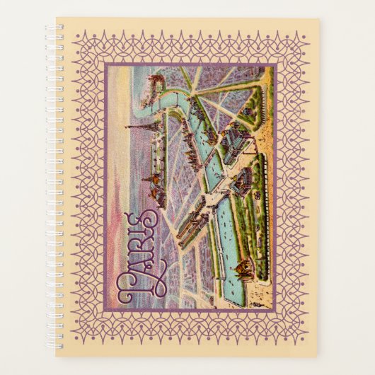 Parijs Expo 1900 Kalender Planner (Voorkant)