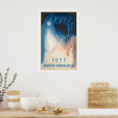 Parijs Exposition Internationale Frankrijk Antieke Poster (Keuken)