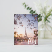 Parijs Feestdagenkaart (Staand voorkant)