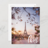 Parijs Feestdagenkaart (Voorkant / Achterkant)