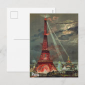 Parijs Feestdagenkaart (Voorkant / Achterkant)
