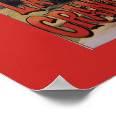  Parijs Ferris Wheel Advertisement Poster (Hoek)