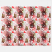 Parijs Fleece Deken (Voorkant (Horizontaal))