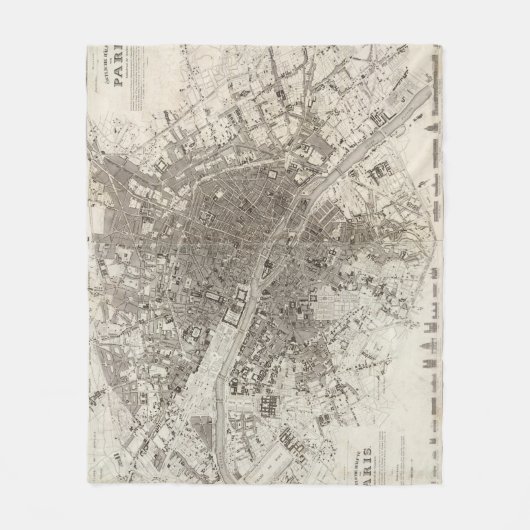 Parijs Fleece Deken (Voorkant)