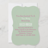 parijs floral spring vrijgezellenfeest tea party kaart (Achterkant)