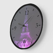  Parijs Fontains Tower Eiffel night Large Cl Grote Klok (Hoek)