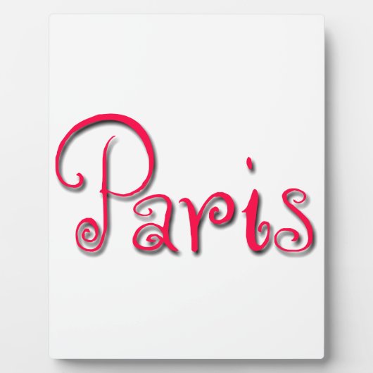 Parijs Fotoplaat (Voorkant)