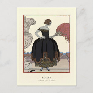 Parijs, Frankrijk 1921 Gazette du Bon Ton Worth Briefkaart