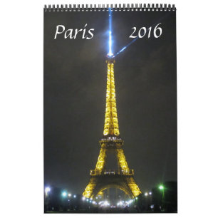 parijs frankrijk 2016 kalender