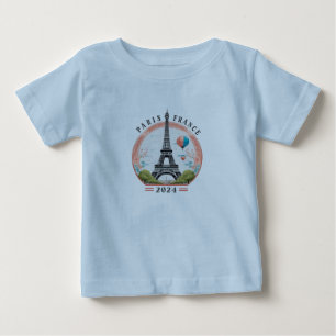Parijs Frankrijk 2024 Baby T-shirts, Parijs Frankr