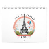 Parijs Frankrijk 2024 Kalenders, Parijs Frankrijk  Kalender (Hoes)
