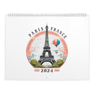 Parijs Frankrijk 2024 Kalenders, Parijs Frankrijk Kalender
