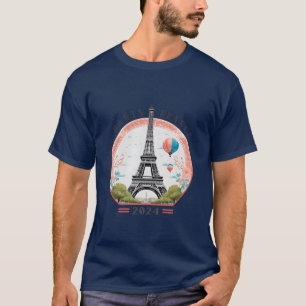 Parijs Frankrijk 2024 Mannen T-shirt