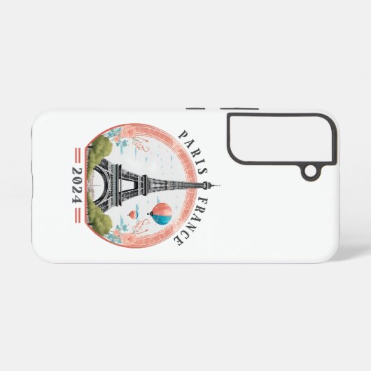 Parijs Frankrijk 2024 Samsung Hoesjes, Eiffeltoren Samsung Galaxy Hoesje (Achterkant horizontaal)