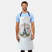 Parijs Frankrijk 2024 Schorten, Eiffeltoren Schort (Gedragen)
