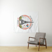 Parijs Frankrijk 2024 Tapestrys, Eiffeltoren Wandkleed (In Situ (horizontaal))