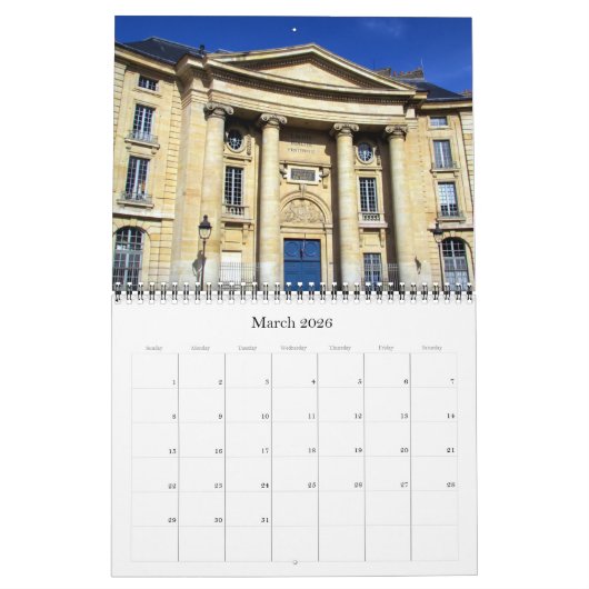 Parijs Frankrijk 2025 Kalender (Mar 2026)