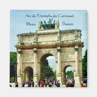 Parijs Frankrijk - Arc de Triomphe du Carrousel Magneet