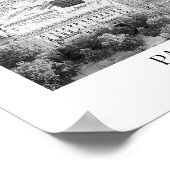 Parijs Frankrijk Arch fotoprint Poster (Hoek)