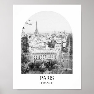 Parijs Frankrijk Arch fotoprint Poster