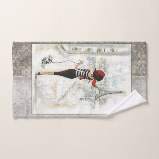 Parijs Frankrijk Badkamer Handdoek Sets (Handdoek)