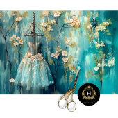 Parijs Frankrijk Ballerina Mode Decoupage Tissuepapier