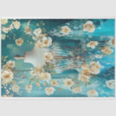  Parijs Frankrijk Ballerina Mode Decoupage Tissuepapier (Voorkant)