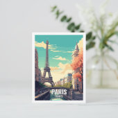 Parijs Frankrijk Beroemde reisplekken Briefkaart (Staand voorkant)