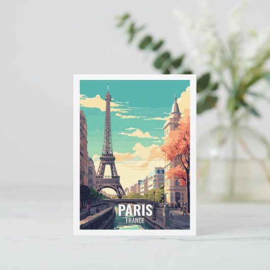 Parijs Frankrijk Beroemde reisplekken Briefkaart (Staand voorkant)