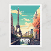 Parijs Frankrijk Beroemde reisplekken Briefkaart (Voorkant)